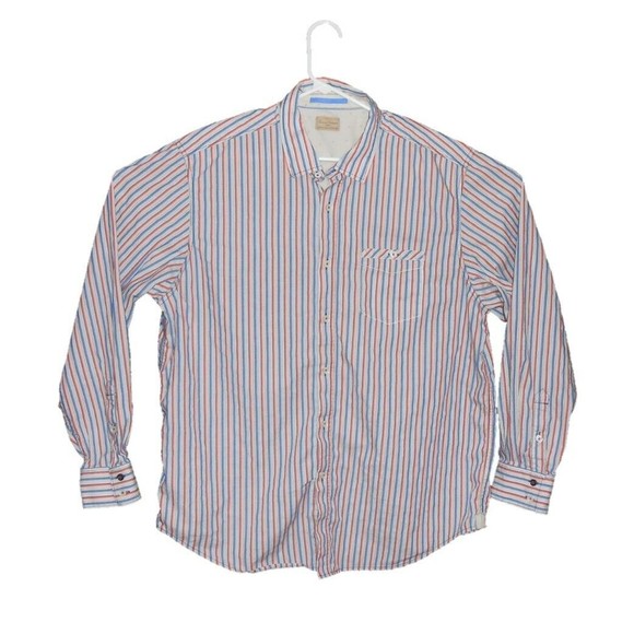 Tommy Bahama Men's XL‎ Shirt Button Up Striped Long Sleeve No. 093 - Picture 1 of 8